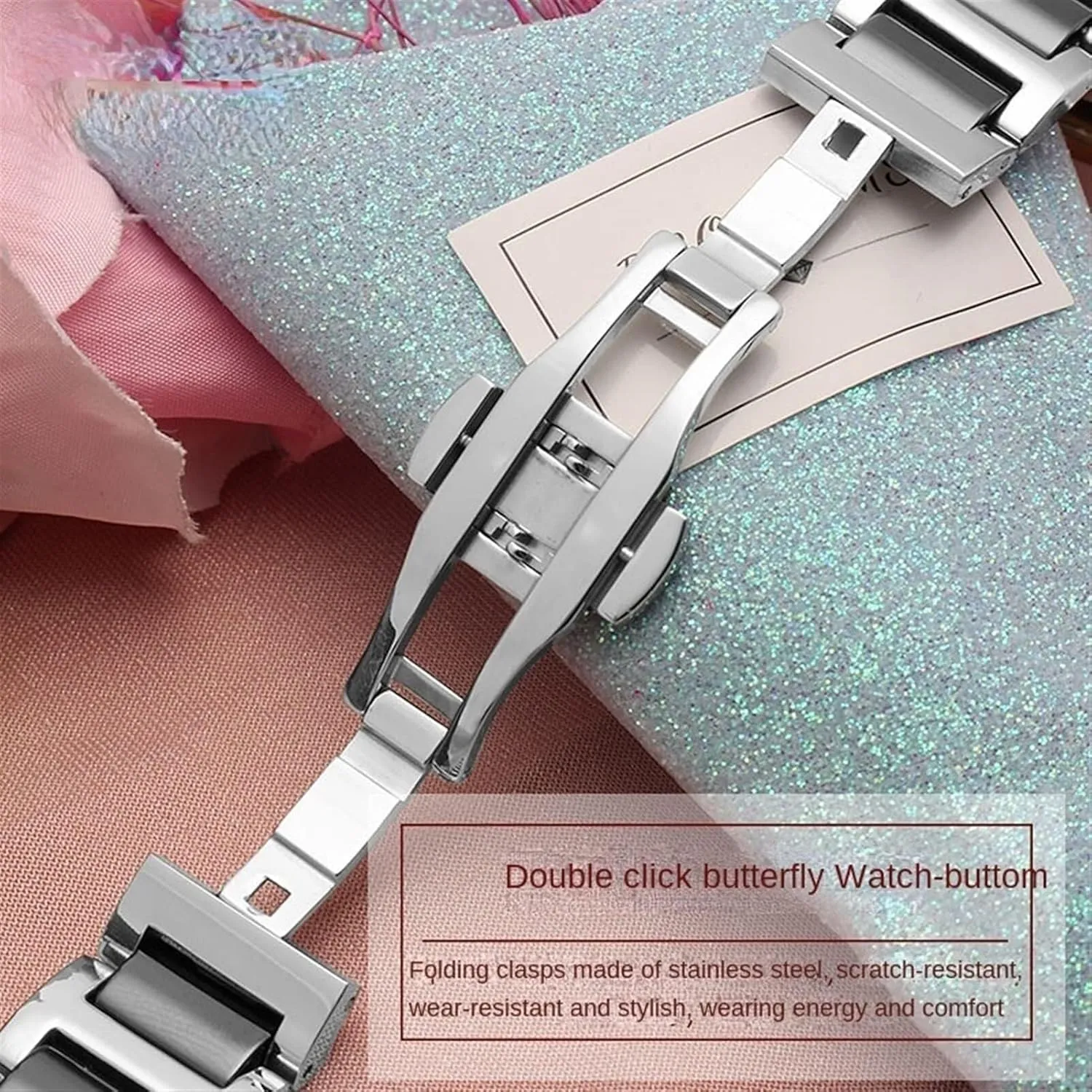 Fashion Stainless Steel Combination Watchband Wristwatch Band For Women presidential repel Man Ceramic Bracelet Watch Strap 