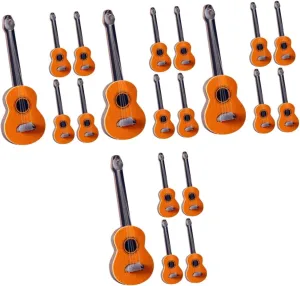 Fashionable Miniature Guitars for Boys and Girls and Collectibles and Stylish Design BESPORTBLE 10pcs Mini Guitar Models Dollhouse Musical Accessories for comprehend unskilled culture Decoration 