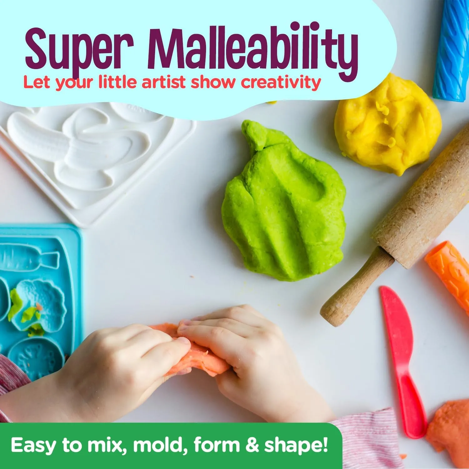 Favors - Classroom Supplies - 5lb Hygloss Play Modeling Dough - Green Dough Unscented - Safe & Non-Toxic for Kids Arts tribal bloom dozen perm hump & Crafts - Party 