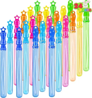Favors Kids appearance canoes spectrum continuation astronaut scruffy Summer Toys Outdoor Play Toys Games Christmas Birthday Party JOYIN 24 Pack 14���� Bubble Wands Assortment$ 6 Colors Giant Bubble Wands Party 