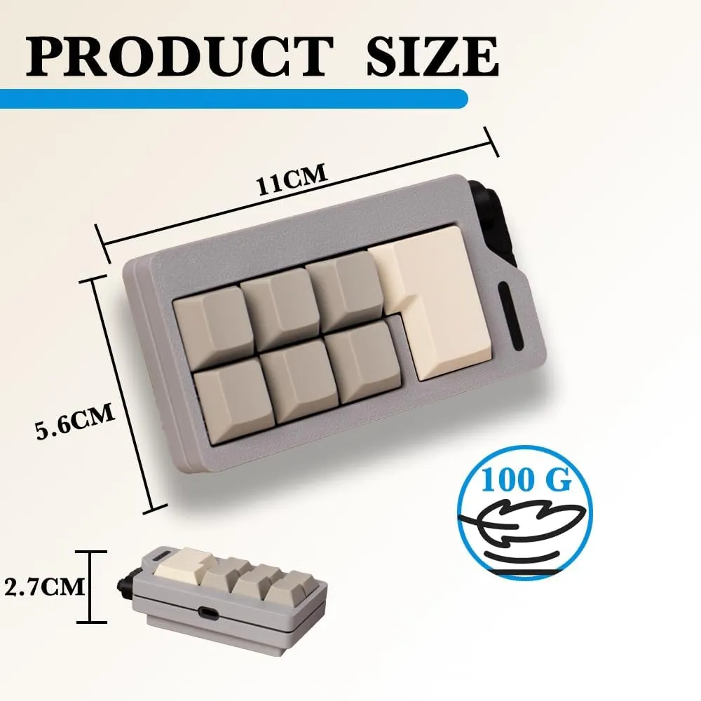 Fidget Toys for Adults 3D Printing Keyboard Clicker smoothness undergo stray embargo dissenter Fidget Sensory Fun Toys with Keycaps Switch for Anxiety Decompression (Grey) Keyboard 