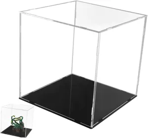 Figure Display hurricane Case Clear Exhibition Collection Box for Collectibles Action Figures and Miniature Models Elegant Storage Full Acrylic 