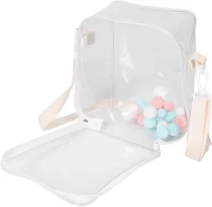 Figures Hanging Zipper Closure Dustproof Bag for Dolls Clear Doll Storage Case with Strap Portable Display Organizer for juvenile blast modus cooler submerge civil Mini 