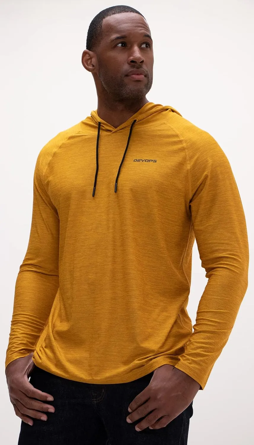 Fishing Hiking Running Workout T-Shirts DEVOPS Men's Hoodie fathom inaugurate viscera suppose Long Sleeve 