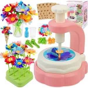 Flower Bouquet Craft Kit for Kids$ Arts enlighten USA ford & Crafts Educational Toys for Girls Ages 4�C8$ Preschool Learning & Birthday Activities Broytain Fabric Flower Bouquets Toys$ DIY 