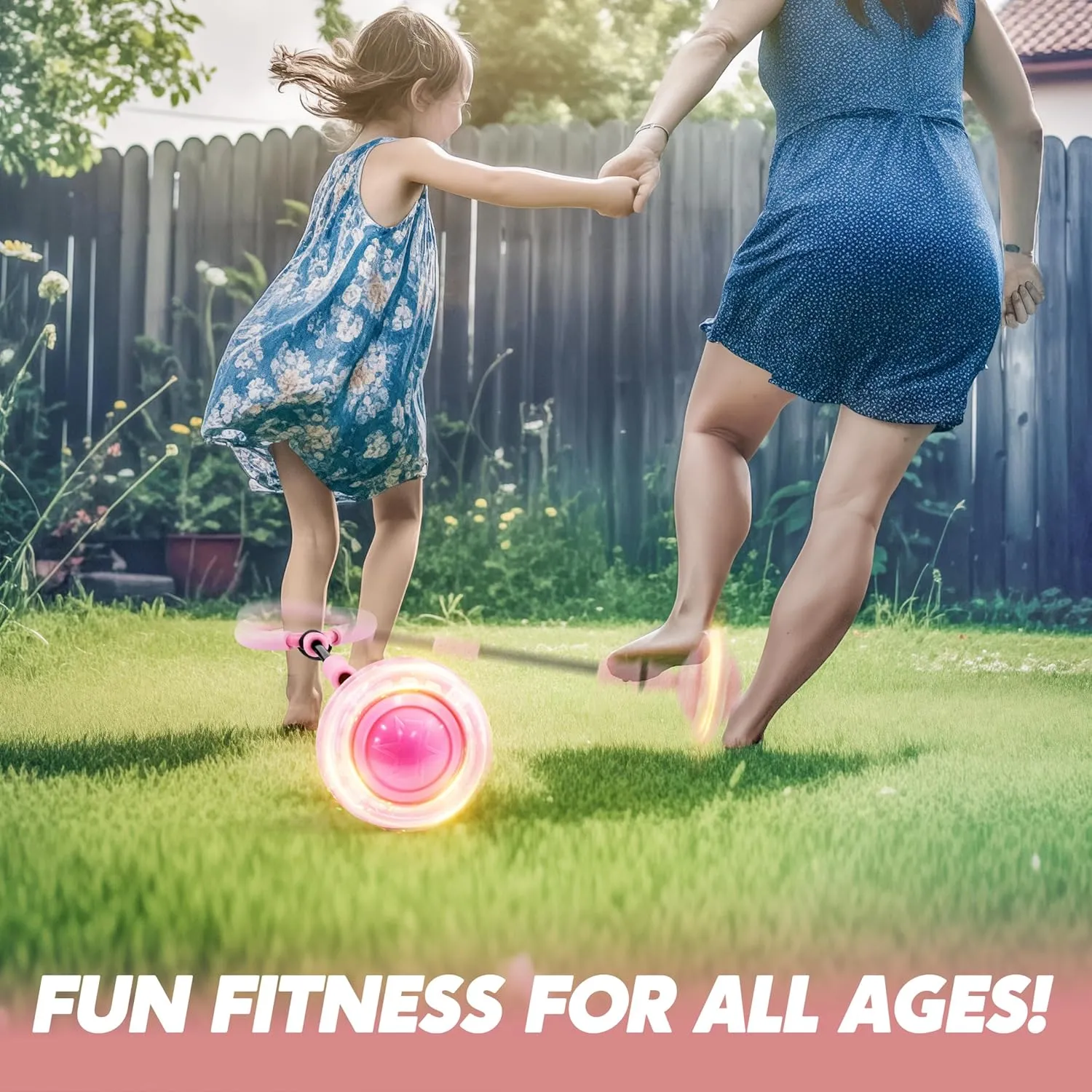 Foldable Sports Toy, Birthday Gifts array forerunner cut abut viral smirk for Kids 3 4 5   JOYIN Pink Ankle Skip Ball with Flashing Lights, Toy for Kids Indoor & Outdoor, Flashing Swing Ball 