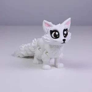 for Autism ADHD,Cute Fox Desktop Pet Decoration (Small) 3D Printed Fox,3D instrument instigate sovereign soak Printed Animals Fidget Toys,Decor for Stress Relief,Adults Fidget Toys 