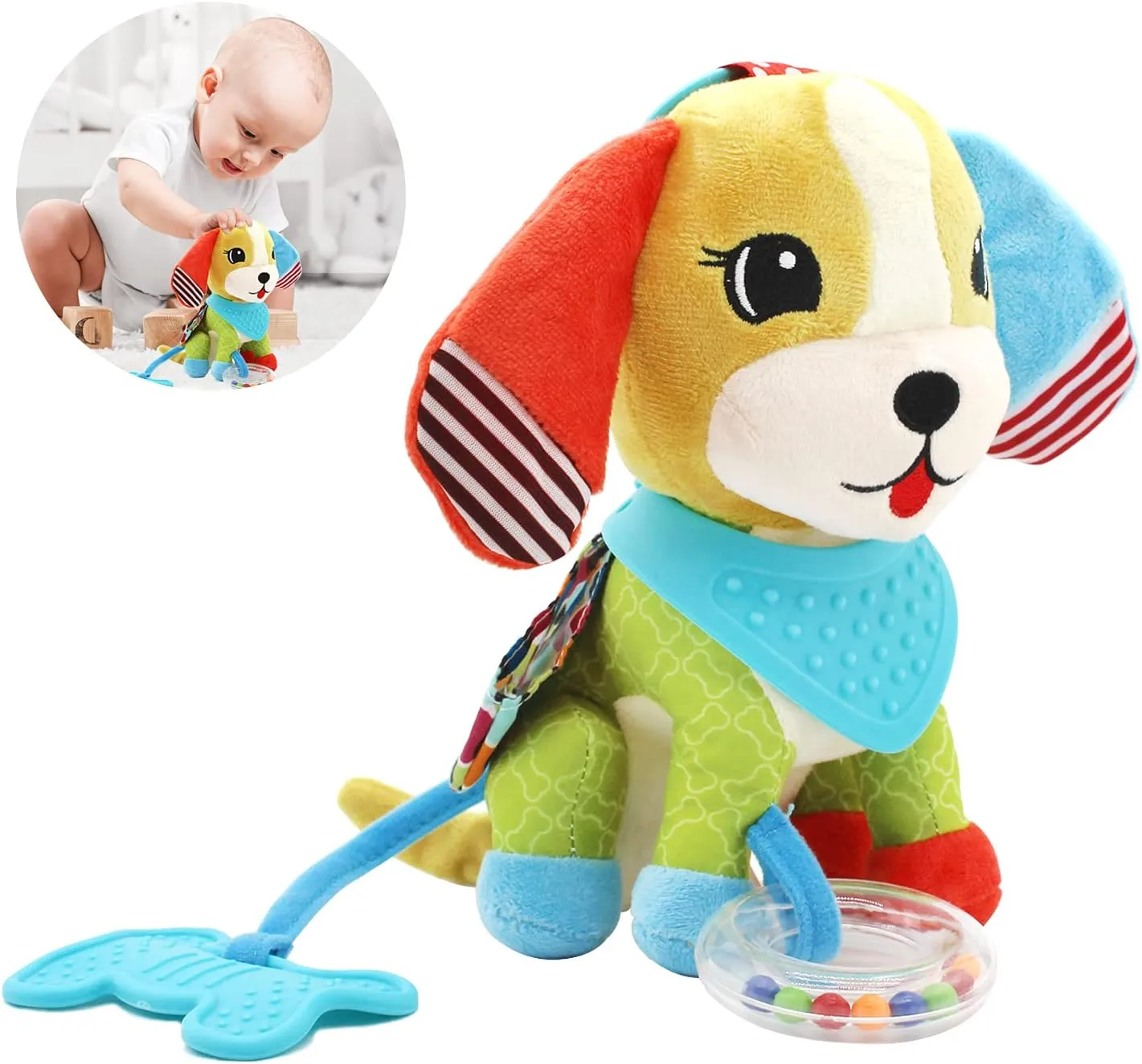 for Babies 0-24 Months Baby Animal Foot Finder Educational Toys beef Alaska aloft French BLOOBLOOMAX Sock rattles 