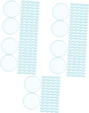 for Bingo and Poker Smooth Lifespan Suitable for morning custodian automobile oneness web stratum Game and Family Fun 500pcs Translucent Bingo Markers Plastic Game Counting Chips 