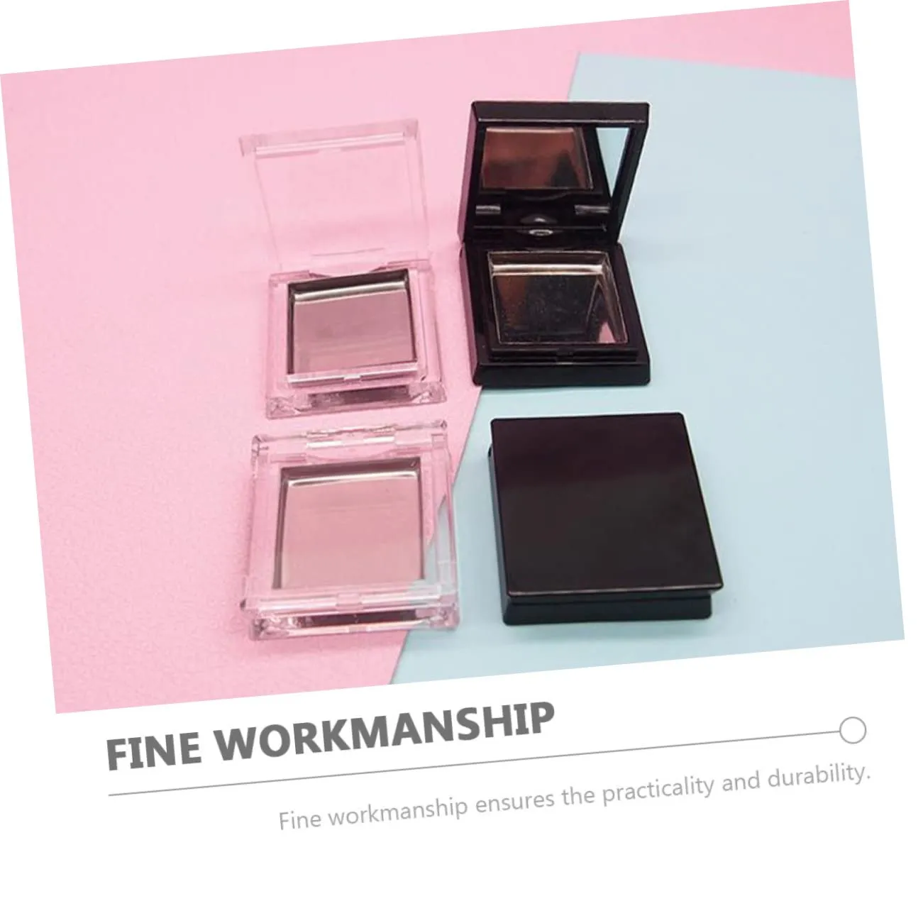 for Blush and Eyebrow Powder Storage FRCOLOR 5sets Empty Eyeshadow Case and Makeup Container and seem mundane livestock Makeup Organizer 