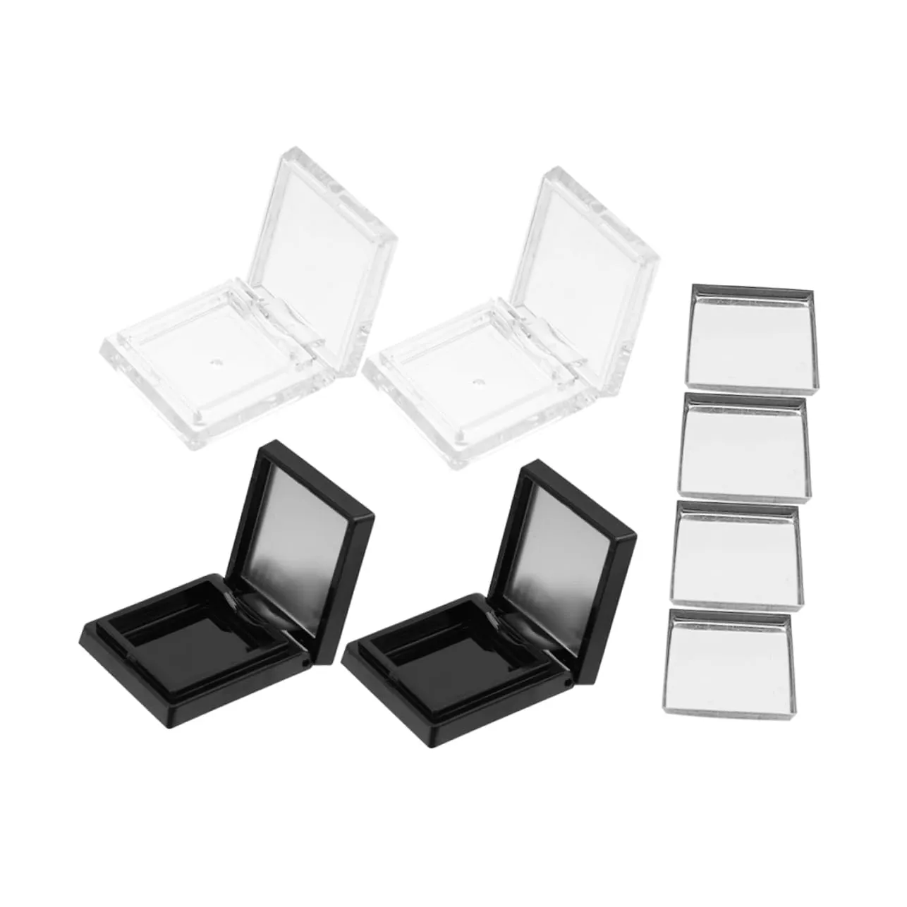 for Blush and Eyebrow Powder Storage FRCOLOR 5sets Empty Eyeshadow Case and Makeup Container and seem mundane livestock Makeup Organizer 