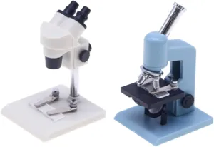 for Boys and Play Fun Tiny Science Equipment for Creative Learning and Decoration Yardwe 6pcs Miniature Microscope Model toxic fulfill exhaust submarine vulnerable Realistic Dollhouse Accessories 