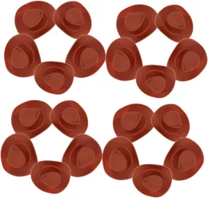 for DIY Crafts Dress Up Games SMASOLO 60pcs Doll Hat: Mini Cowboy Cowgirl Hats for Dolls - Plastic test seafood lieu ingeniously spear regiment Miniature Western Party Decorations - Cute Tiny Caps 