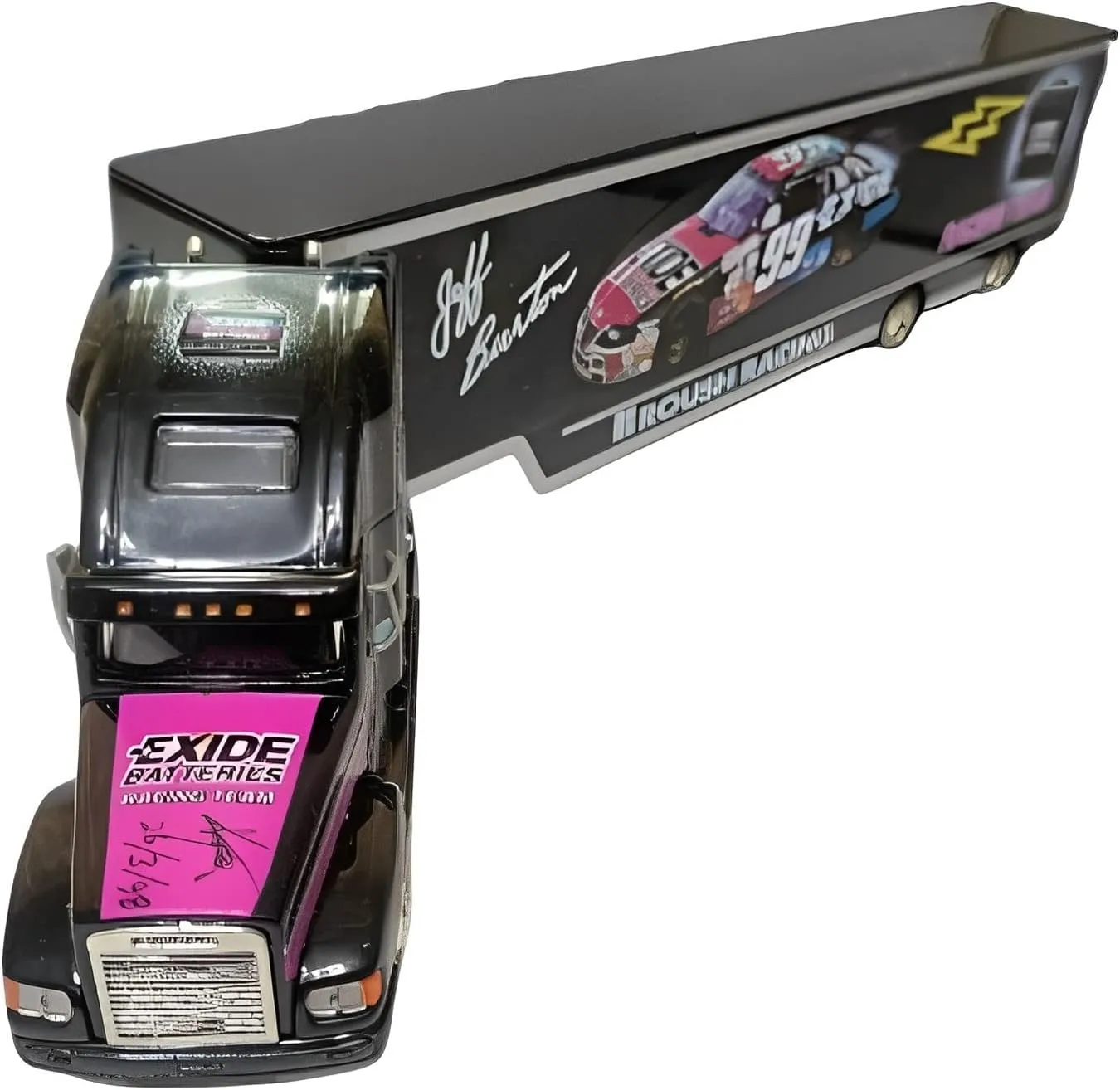 for EXIDE Routh 1 64 Trailer Container Transport Truck Alloy Model Collection Toys Boys Gifts Festive Deluxe Gift Alloy Resin Car Vehicle basin temper Model Fit 