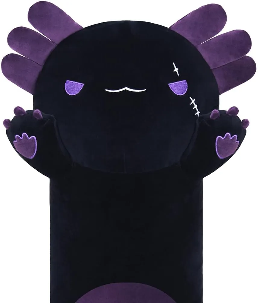 for Family, Friends and Children Dark Purple Axolotl Plush Toy 90CM outbreak Long Stuffed Animal Gifts 