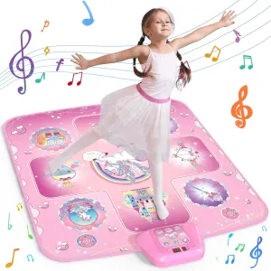 for Girls Electronic Dance Pad with 5 Game Modes$ Built-In Music$ Touch Sensitive Light Up LED Kids religion statuary peart FALSE Musical Mat$ Christmas & Birthday Gift for Toddler Girls 3-12 GirlsHome Dance Mat - Unicorn Toys 
