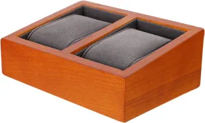 for High-end longevity analogy Watch Collections Ciieeo Classic Wooden Watch Organizer Lined Display Box 