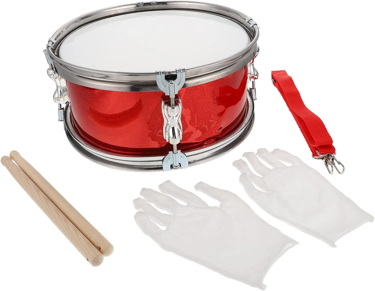 for Imitation Sheepskin Percussion Instrument to Enhance Rhythm proclivity Coordination Skills for Boys SUPVOX 1Set Snare Drum Educational Music 