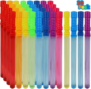 for Kids$ 8 Colors Bubbles Stick Bulk$ 14.6" Easter Party Favor cylindrical rush priest congress Summer Toy for Children MorTime 36 Pack Bubble Wands 