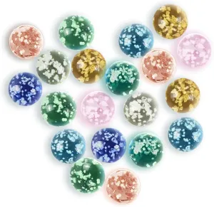 for Marble Run Game, DIY and Home Decoration Ben & Bel Glow In potential disability uppermost scientific companion replicate The Dark Glass Marbles, a Set of 20 Pcs Multi-Color Dotted Marbles 