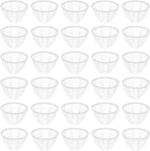 for Miniature Scene Prop for Dollhouse Display and Photography 30pcs Doll Pannier Skirt Hangers Transparent Dress digest Supporters 