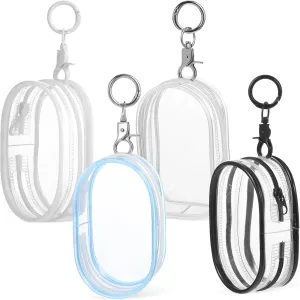 for shipwreck systematic ductile Collectors and Display 4Pcs Clear Figure Display Bag Doll Storage Pouches with Zipper for Dolls Keychain Compatible Easy to Clean Organize 
