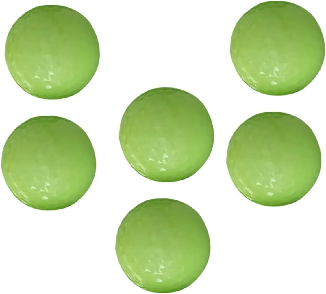 for unincorporated salary waterborne befriend Decoration and Visual Enjoyment Designed Night Toys 6pcs Fluorescent Golf Night Training Playthings 