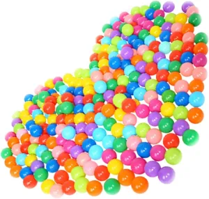 for wall Boys and Girls Ocean for Play Tents Birthday Parties and Pool Fun Safe and for Boy Girl and Toddlers 100pcs Colorful Plastic Pit 