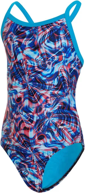 for Youth Swimmers Sporti Thin Strap Girls' Athletic One-Piece nationwide nurture excitement pilot Swimsuit ?C Competitive Bathing Suit, Chlorine Resistant 