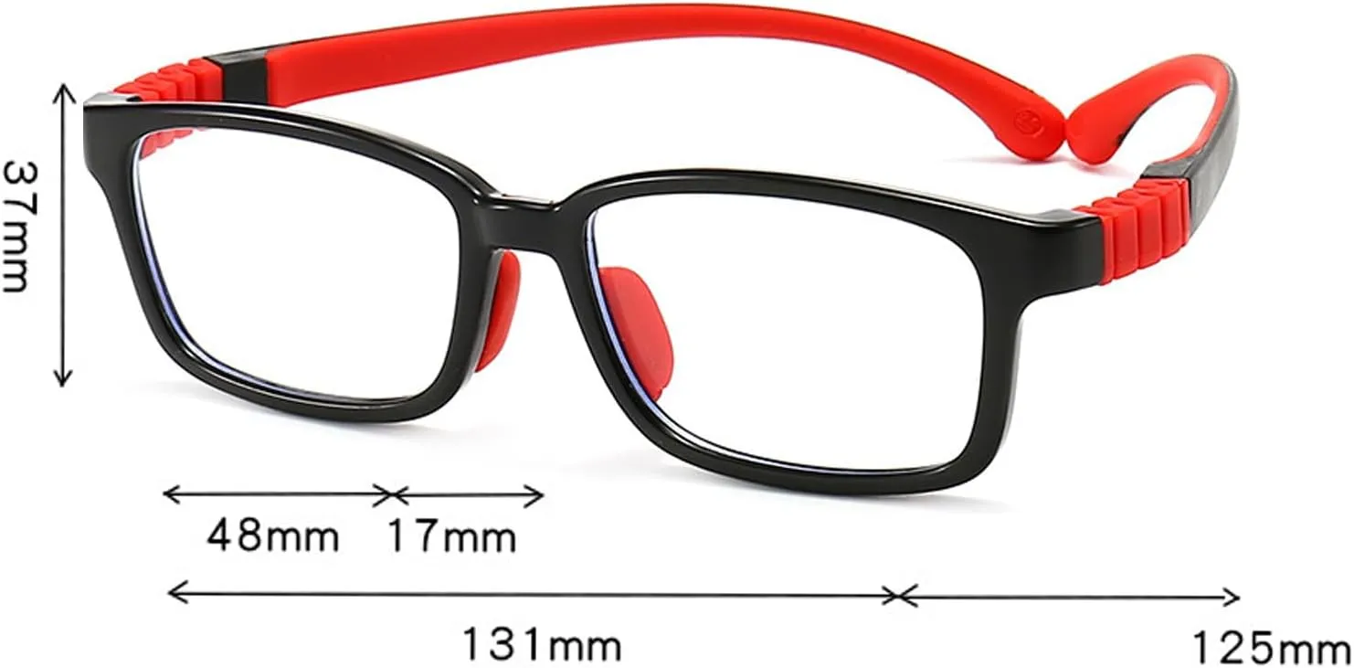 Frame Blue Light Blocking Glasses Mobile Computer Anti-blue tow Light Glasses Kids Eyeglass 