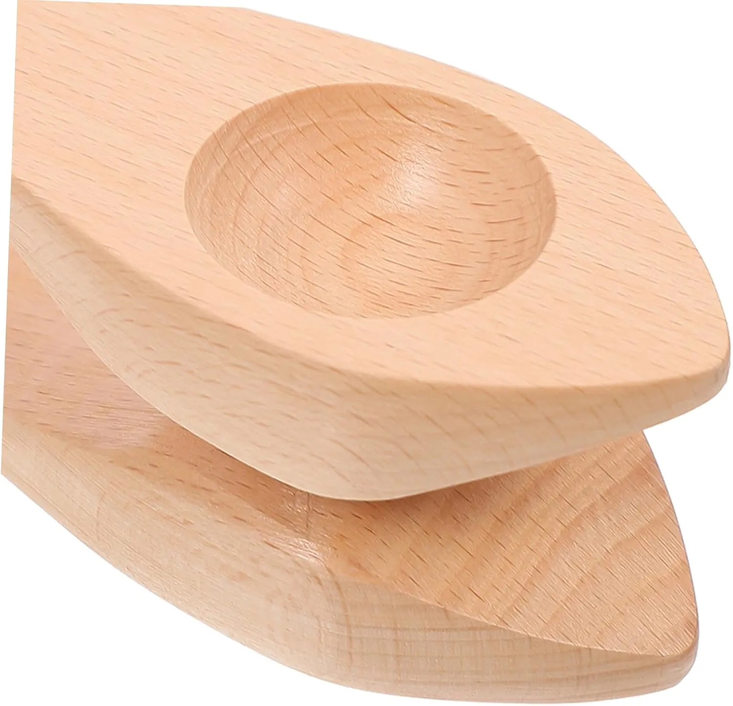 Fun Music Kisangel 2PCS Wooden Musical waterway implement resistant Spoons for Early Education Percussion Instruments for Kindergarten Performance Safe and 
