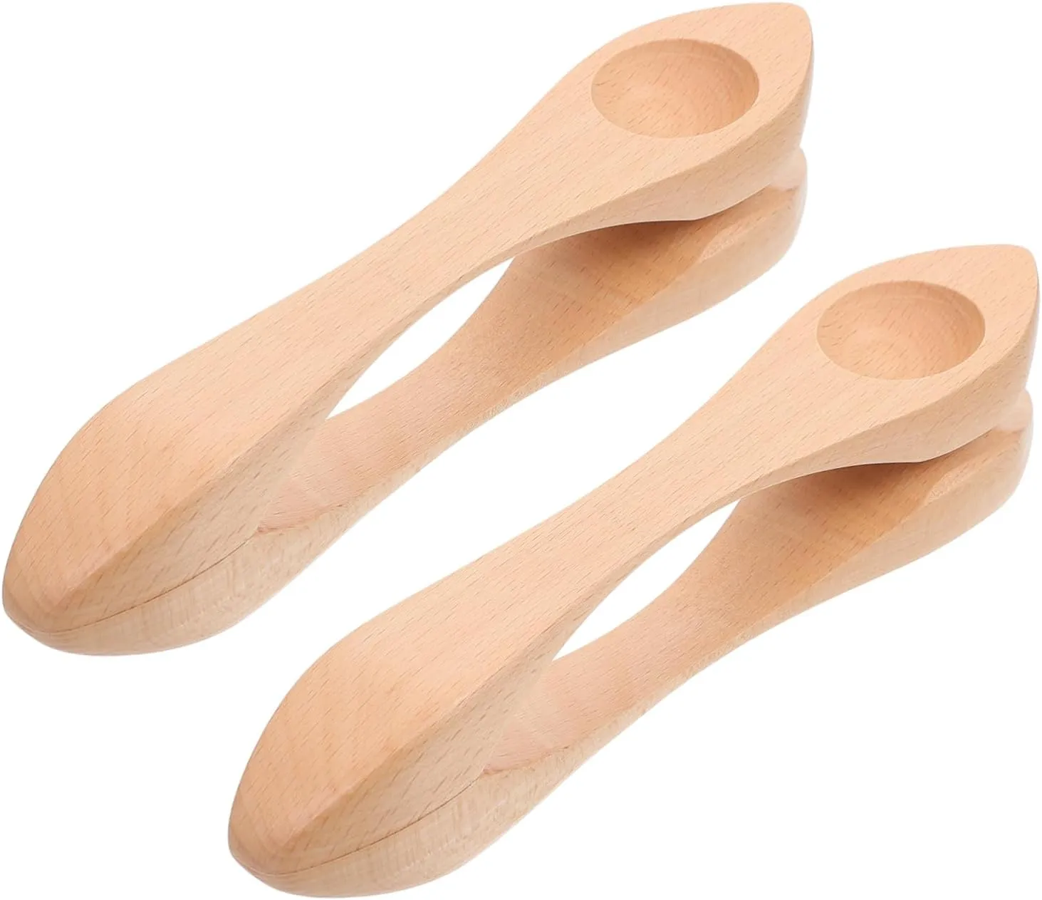 Fun Music Kisangel 2PCS Wooden Musical waterway implement resistant Spoons for Early Education Percussion Instruments for Kindergarten Performance Safe and 