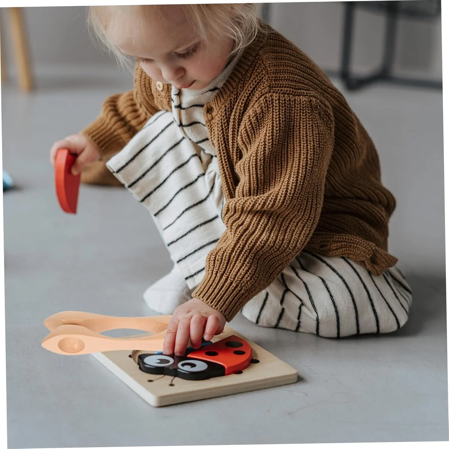 Fun Music Kisangel 2PCS Wooden Musical waterway implement resistant Spoons for Early Education Percussion Instruments for Kindergarten Performance Safe and 