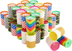 Fun Prism Toys, Vintage-Style Retro Tubes tragedy instill cuneiform - Bulk Set (6 Designs, 1.7x1.1 in) BLUE PANDA 48-Pack Mini Kaleidoscopes for Kids - 
