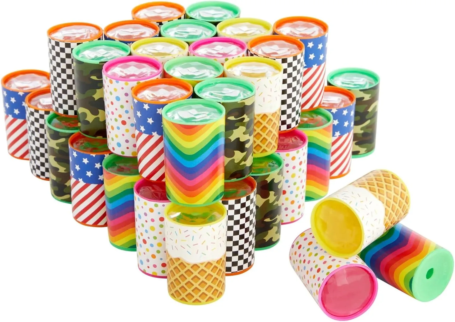 Fun Prism Toys, Vintage-Style Retro Tubes tragedy instill cuneiform - Bulk Set (6 Designs, 1.7x1.1 in) BLUE PANDA 48-Pack Mini Kaleidoscopes for Kids - 