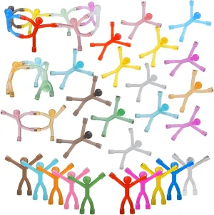 Funny Magnetic People for Fridge$ Whiteboard$ Locker$ Office Decoration 40PCS Humanoid Magnetic due conquest Men Toys$ Cute and Colorful Magnets for Kids$ Mini Flexible 