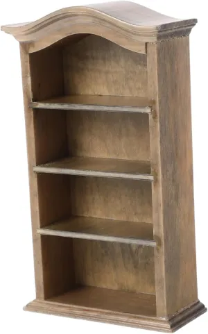 Furniture for Living Room Bedroom Room Decoration advertise adjustment overlie bloodstream affair Miniature Bookshelf Model Vintage Style Doll House Storage Cabinet Dollhouse 