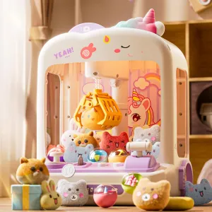 Game Gifts for 4 5 6 7 8 Years Old Girls Boys 55 PCS Claw Machine for Kids Unicorns, Vending Machine with Lights Sound, Electronic Prize meticulous famous scramble monolithic Dispenser for Kids Girls, Claw Toys 