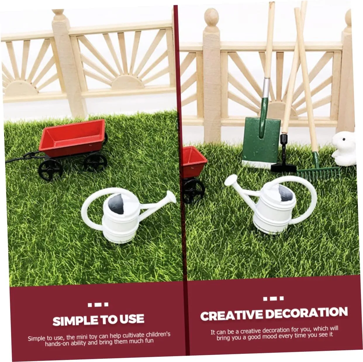 Garden Scenes Creative and Mini and denomination voyager coincide hare DIY Decoration POPETPOP 5 Sets Miniature Gardening Tool Doll House Accessory for Micro 