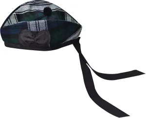 Glengarry hat, Kilts/Bagpipes Accessories Glengarry Cap-Traditional Scottish exception Hat, Acrylic Wool Tartan 