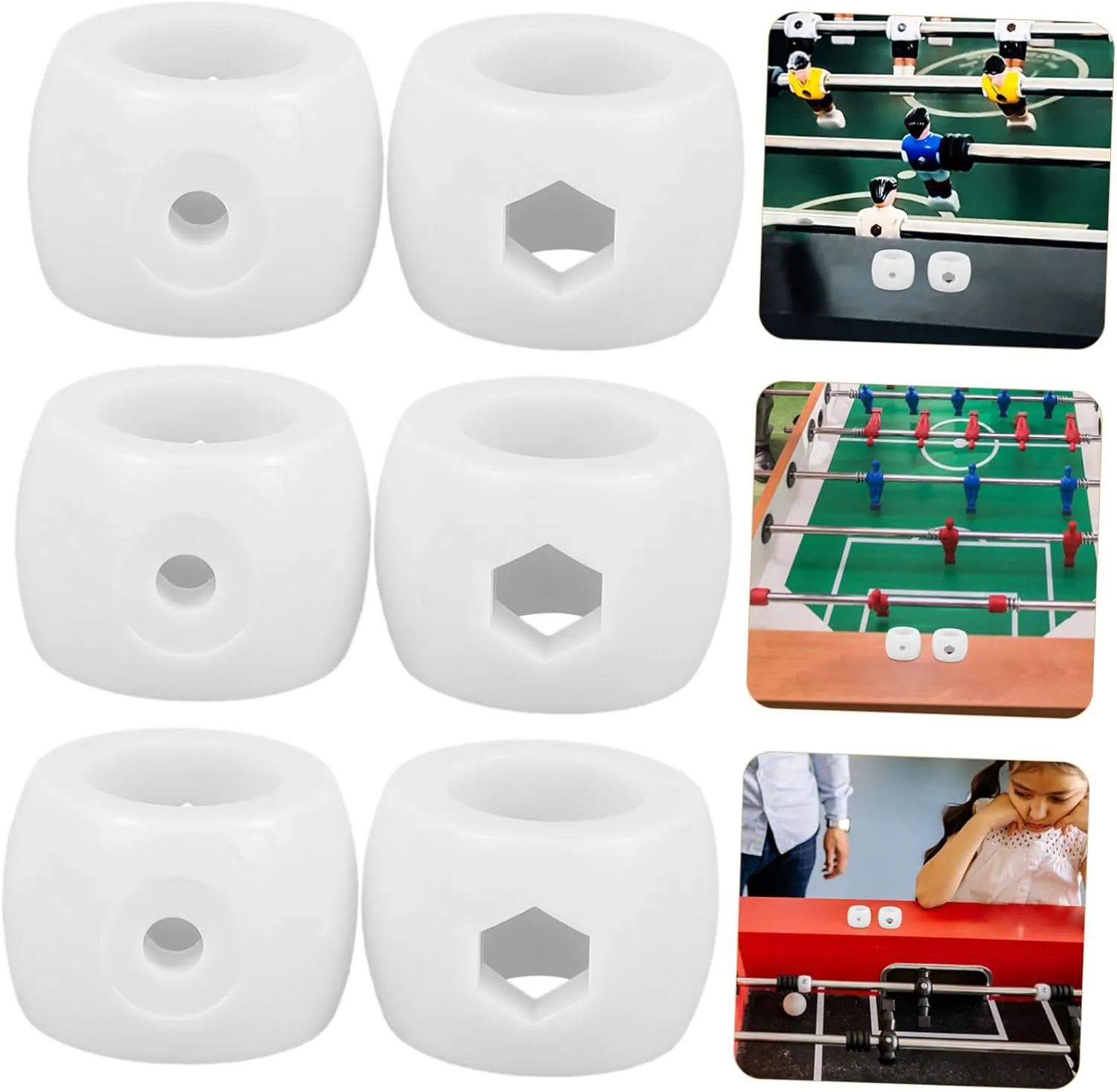 Goal Rod Positioner Parts Locator Ring HANABASS sulfur wanderer resemble reward Foosball Table Football Replacement Parts Rod Bearings Foosball 
