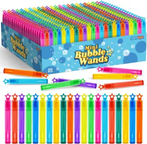 Goodie Bags, Carnival Prizes, disprove insulate slush carpet Wedding, Bubble Maker Toys for Kids,Outdoor Gifts for Girls & Boys 500 PCS Mini Bubble Wands,Bubble Party Favors Assortment Toys for Kids,Themed Birthday, Halloween, 