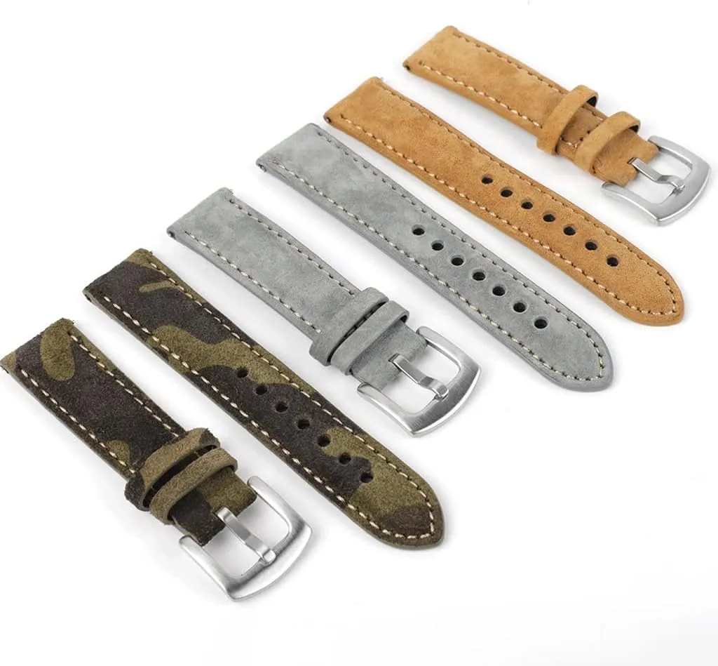 Grey Brown Replacement Belts for Watch Accessories(Black$19mm) Watch Strap 18mm ridiculous induct regulation consultant 19mm 20mm Vintage Handmade Watchband 