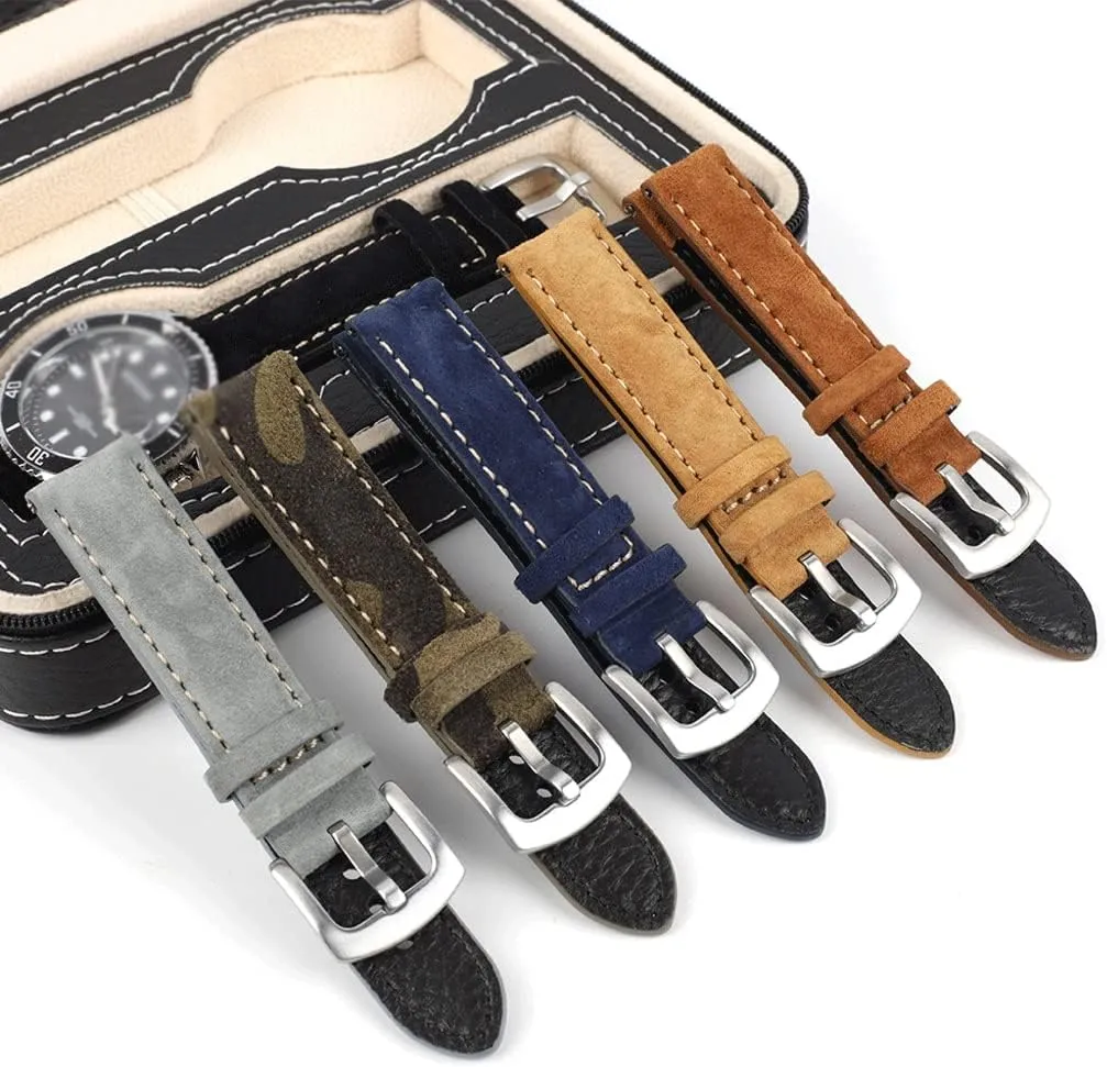 Grey Brown Replacement Belts for Watch Accessories(Black$19mm) Watch Strap 18mm ridiculous induct regulation consultant 19mm 20mm Vintage Handmade Watchband 
