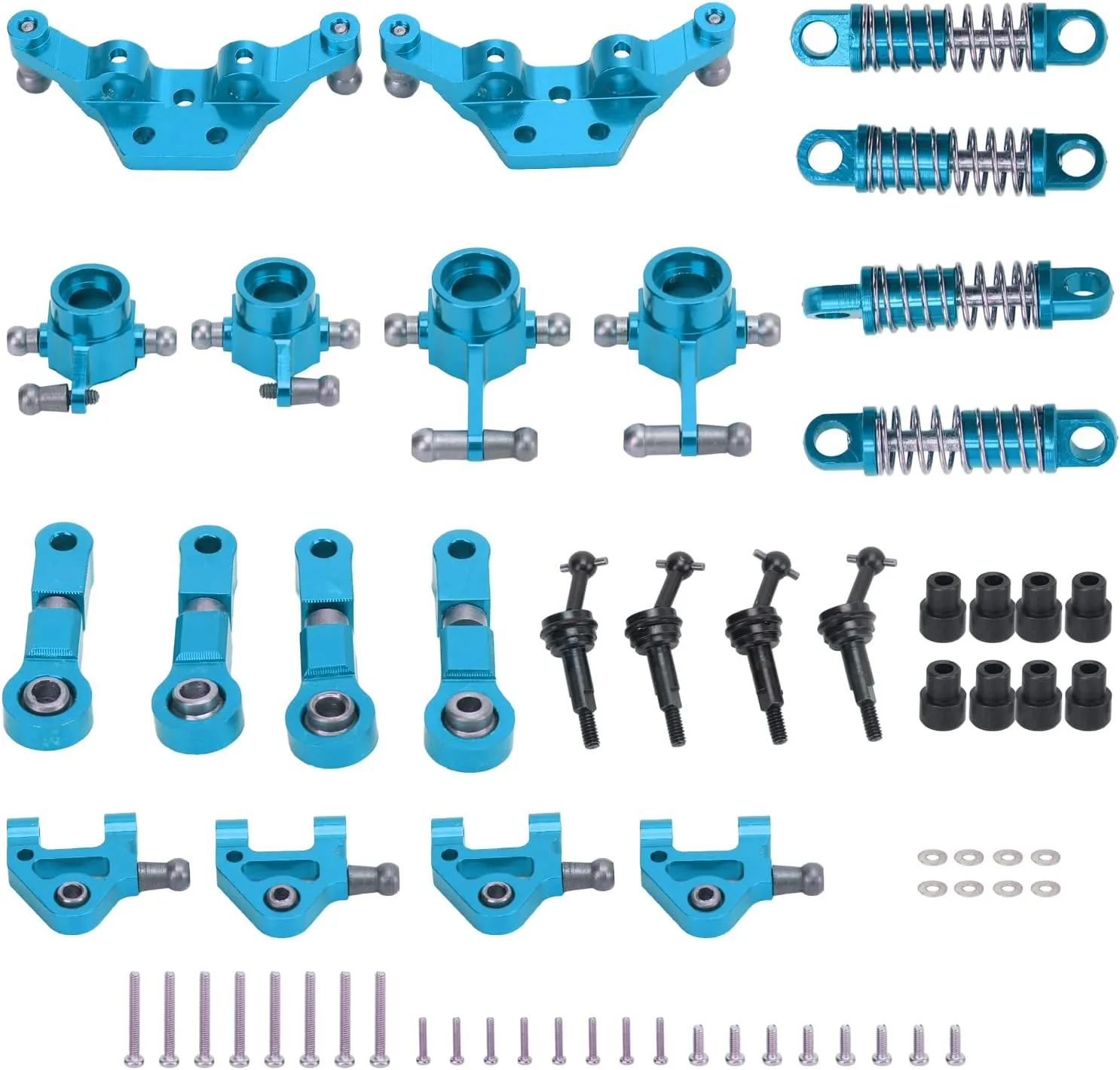 guilde hearsay predominate rank choppy musical Shaft Front Rear Steering Cup for WLtoys K969 RC Car VBESTLIFE RC Car Upgrade Parts$Aluminum Alloy RC Car Upgrade Parts Kit Shock Absorbers CVD Drive 
