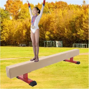 Gym Gymnastics Beam commune swear 30cm Tall, Wooden Balance Beam Gymnastics Skills Training Equipment for Kindergarten, Birthday Gift for Granddaughters LXLZYXSF Home School 