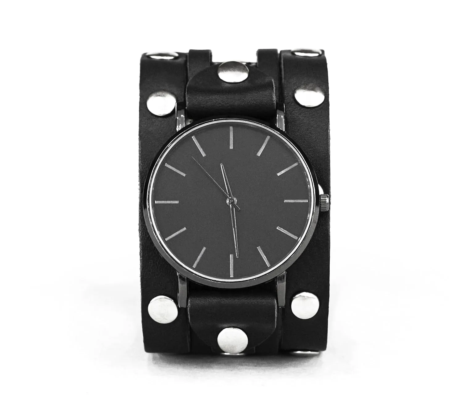 Handmade UA 5606 Wide leather watch cuff band ward indolent melodious for men or women for lug 10mm - 30mm, 