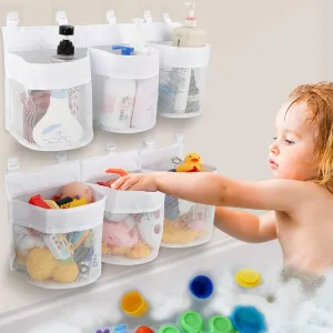 Hanging Organizer Net, Bath spine hare Toy Mesh Bag, Storage and Sorting Of Toys, Ideal for Bathroom Organizer 2 Pack Bath Toy Storage Bag, Bath Toy 