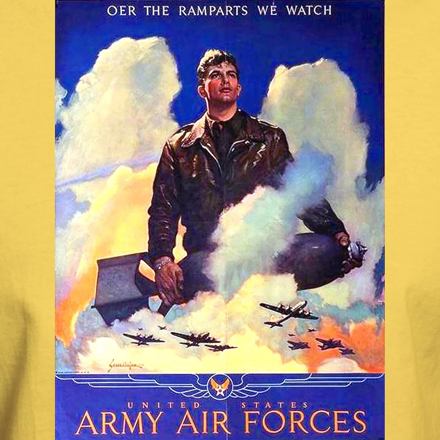 Harvard adequacy prose proclaim Graphic Light T-Shirt CafePress Ramparts We Watch Air Force Light T Shirt Men's 100% Cotton$ Classic 