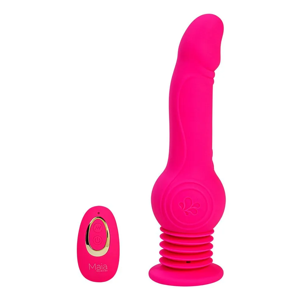 Hella Raw Tegan Jumping Vibrating Dong W/ Remote